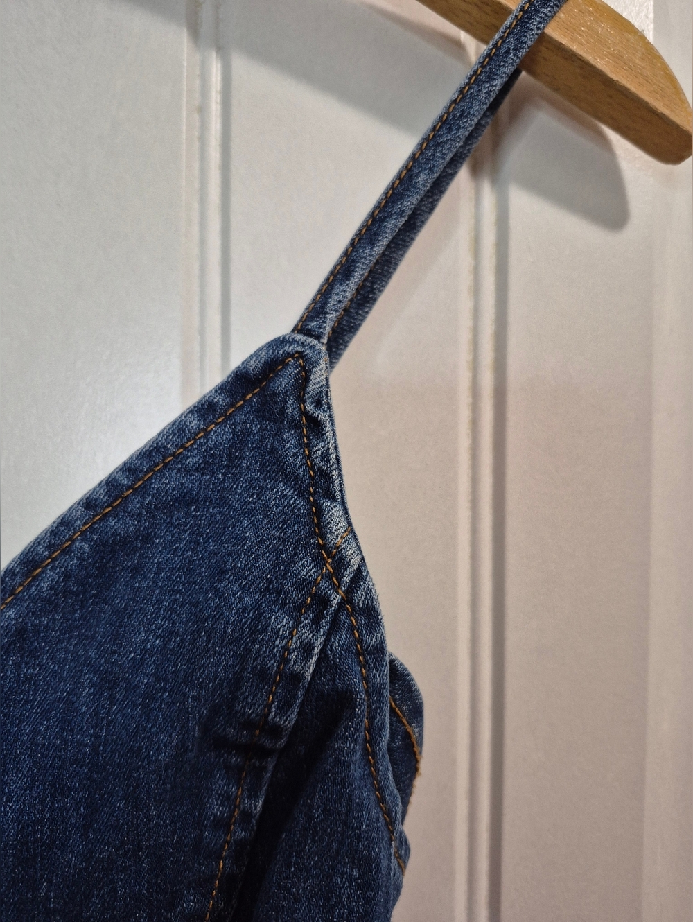 Womens Dynamite Blue Denim Dress Size XS - Picture 3 of 4